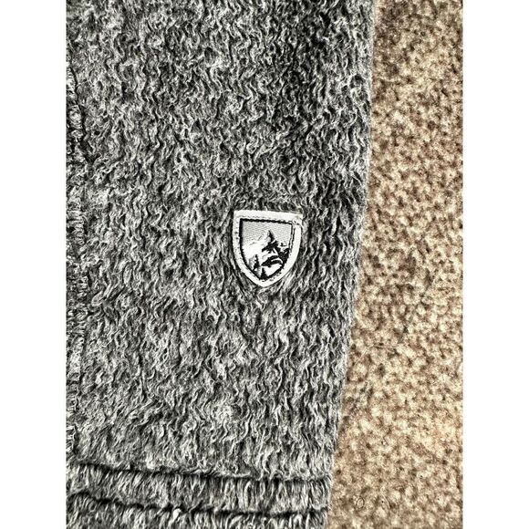 KUHL Women’s Medium Alpenlux Ash Gray Fleece Full Zip Wool Blend Jacket 4348 - Picture 6 of 11